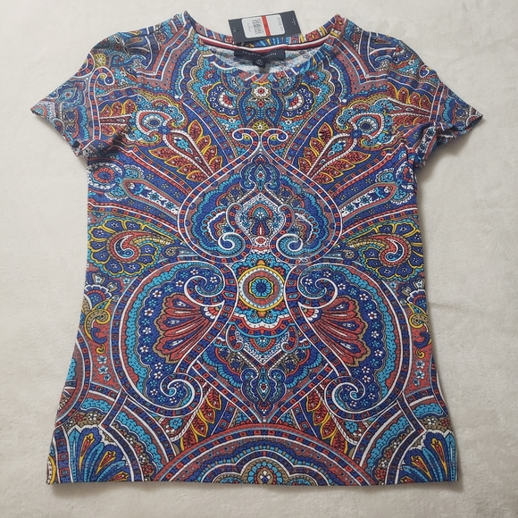 Paisley Tommy Hilfiger Top. - Picture 1 of 4